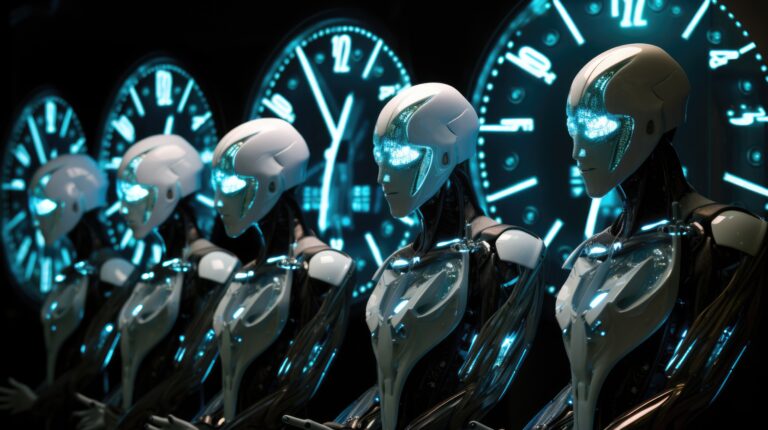 futuristic new year s eve celebration